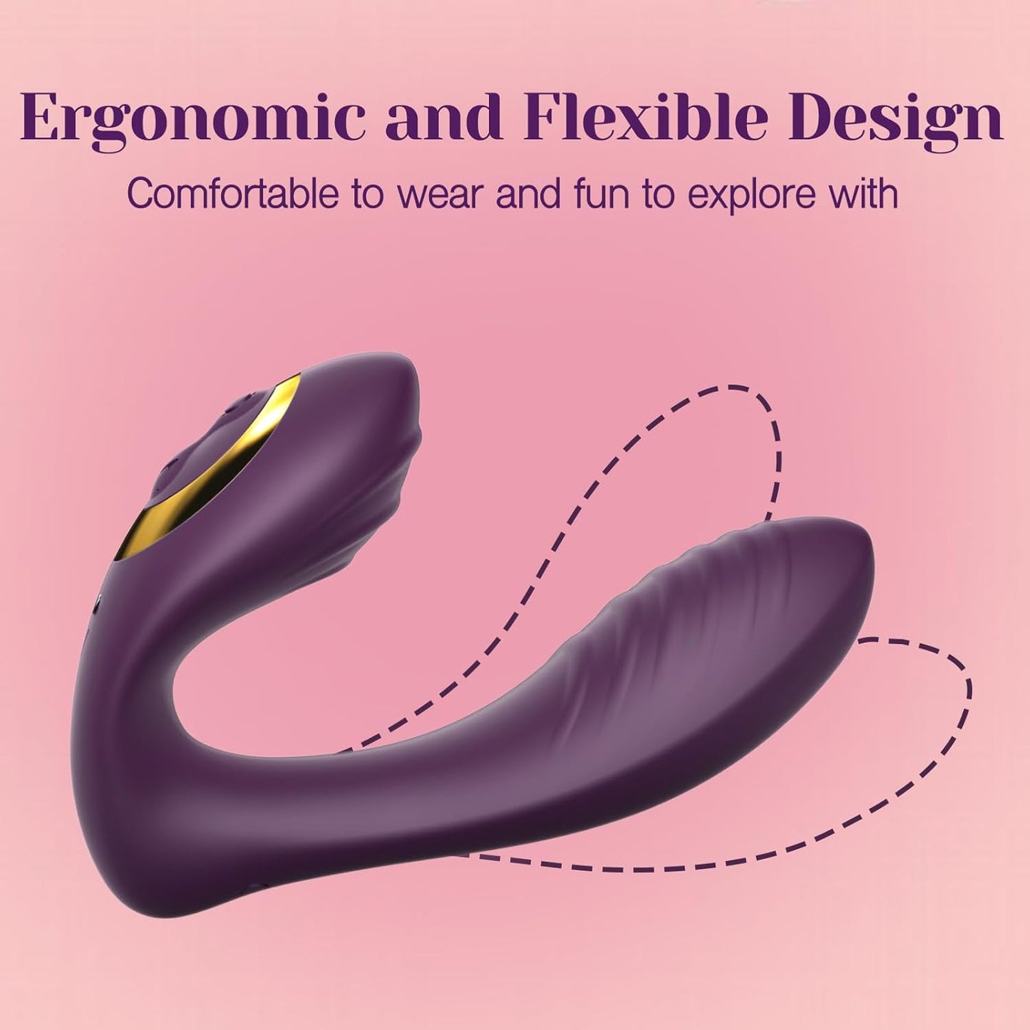 Vibrant Pulse Remote-Controlled Dual-Stimulation Vibrator
