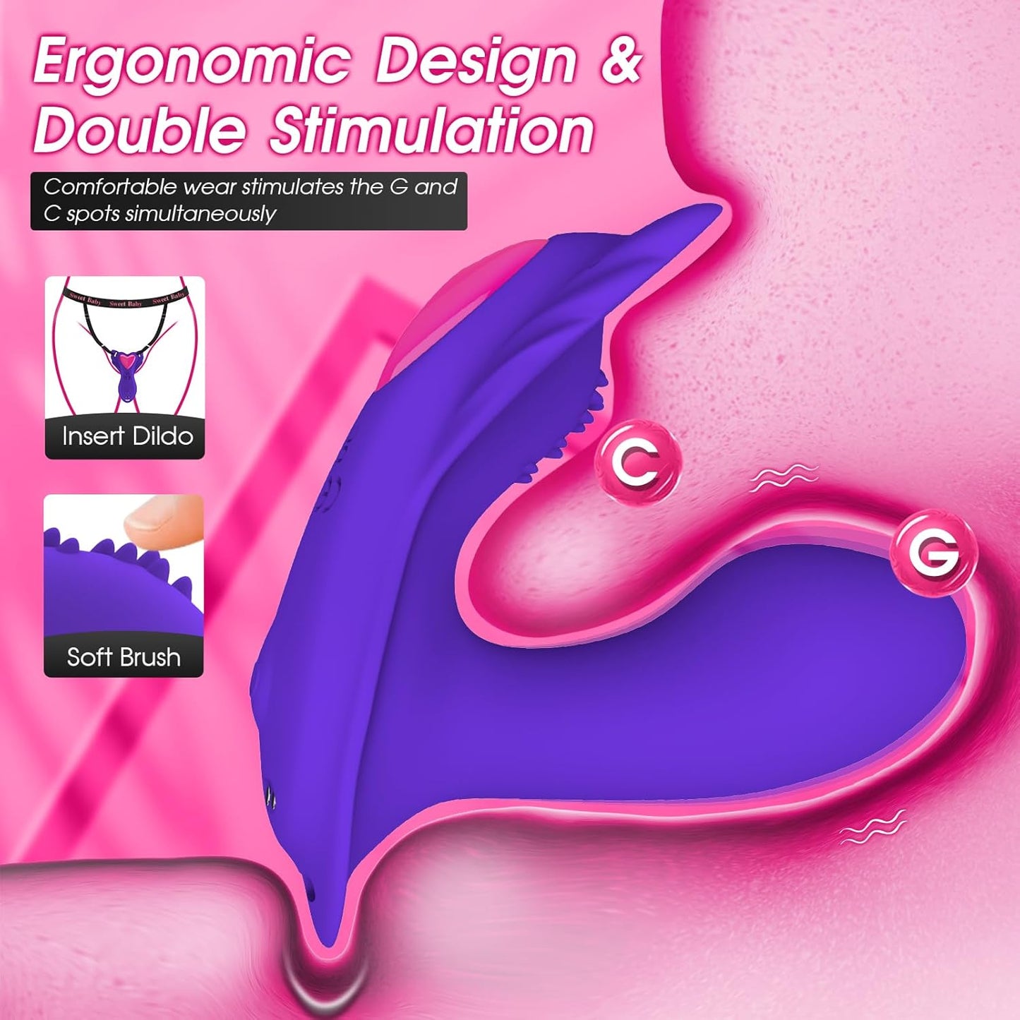 SweetPulse App-Controlled Wearable Vibrator