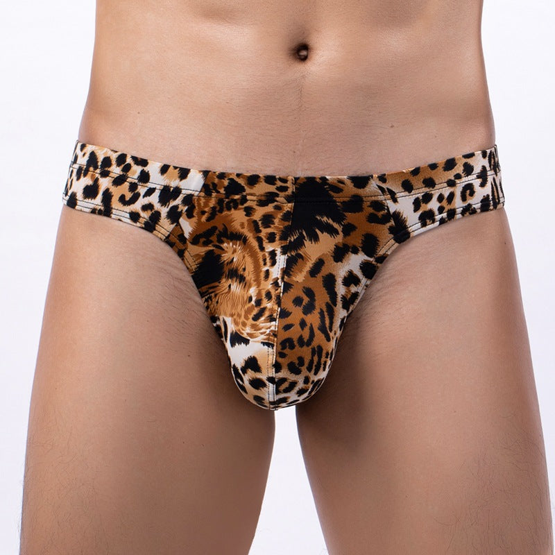 Wild Instinct Men’s Sexy Animal Print Underwear – Tiger, Leopard & Snake Pattern Briefs