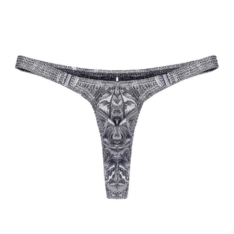 Men’s Metallic Erotic Thong – Bold, Shiny & Sensual Underwear for Confident Men