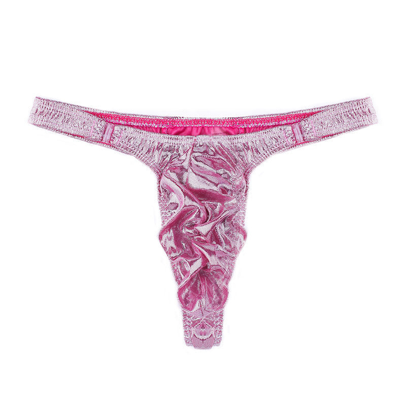 Men’s Metallic Erotic Thong – Bold, Shiny & Sensual Underwear for Confident Men