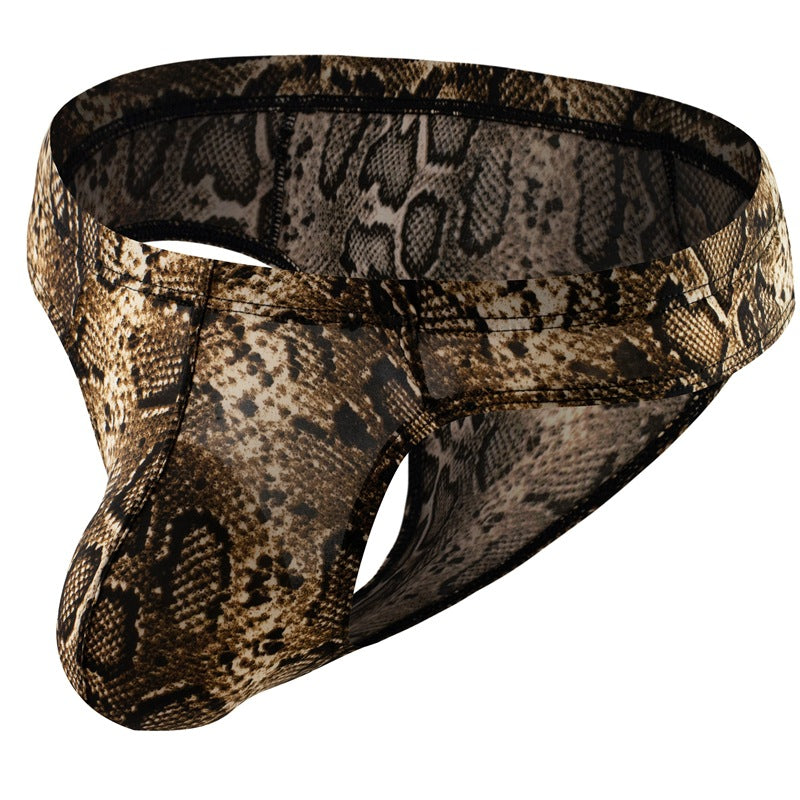 Wild Instinct Men’s Sexy Animal Print Underwear – Tiger, Leopard & Snake Pattern Briefs