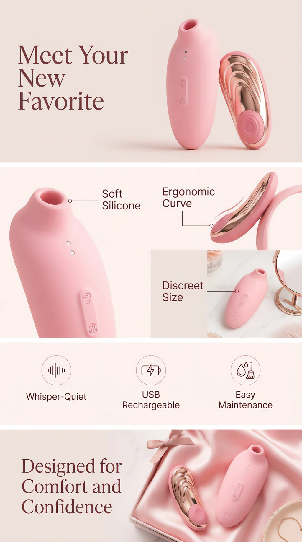 VelvetArc — Suction Clitoral Vibrator