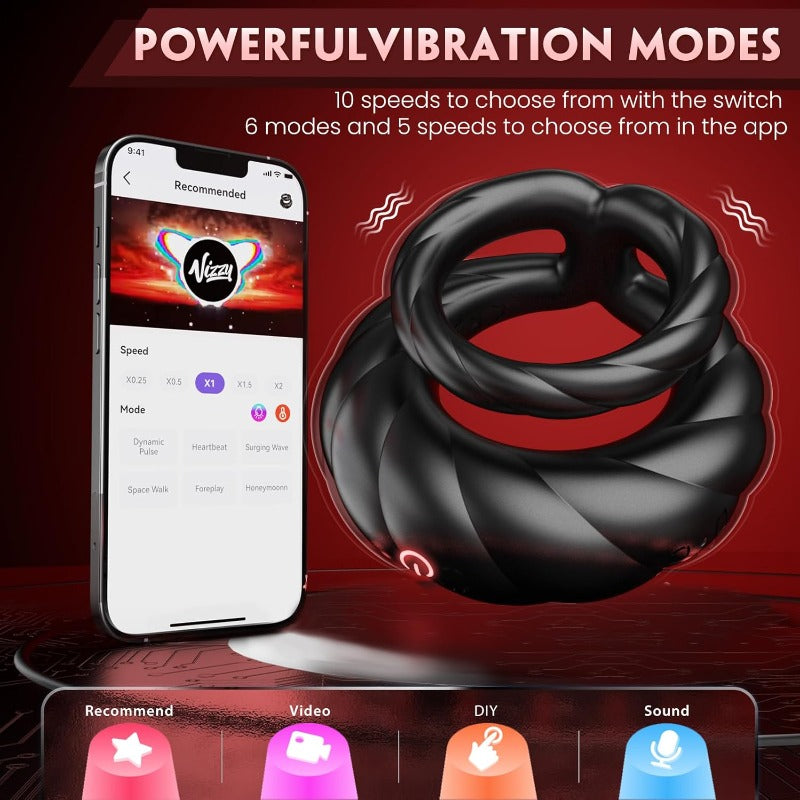 VibeRing Turbo Dual Motor Vibrating Cock Ring