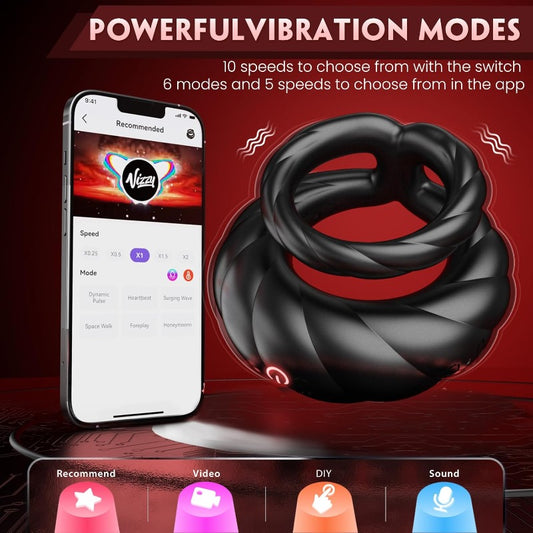VibeRing Turbo Dual Motor Vibrating Cock Ring