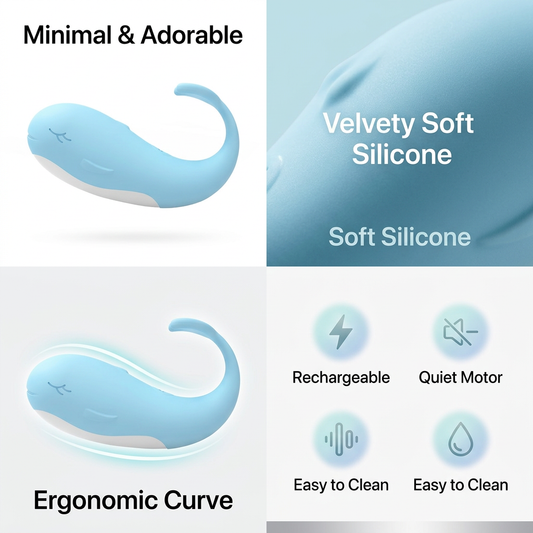 TidalBliss Whale — Wearable Vibrating Egg