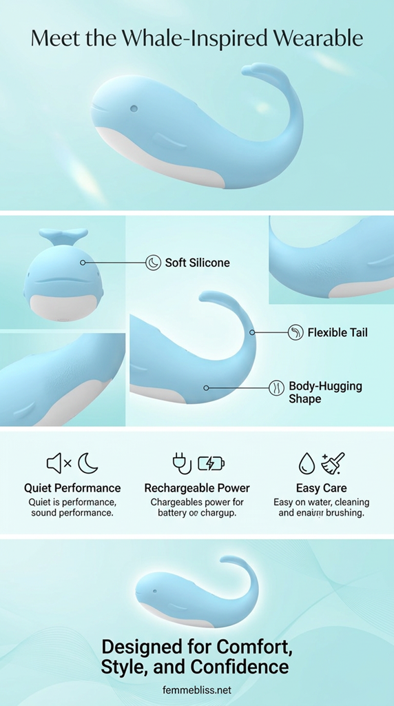 TidalBliss Whale — Wearable Vibrating Egg