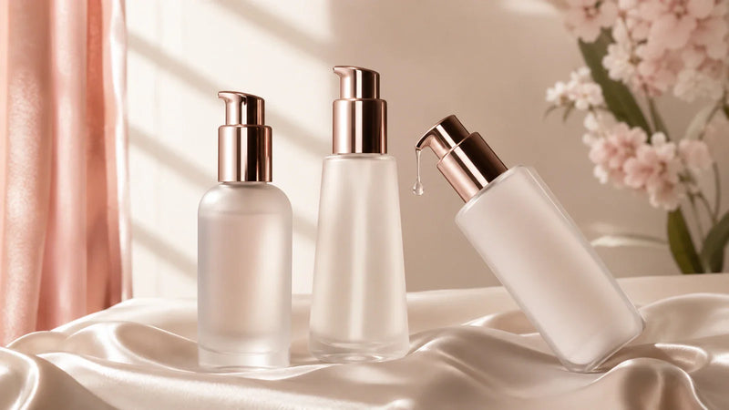 Water-based, silicone and hybrid lubricant bottles compared side by side for use with sex toys