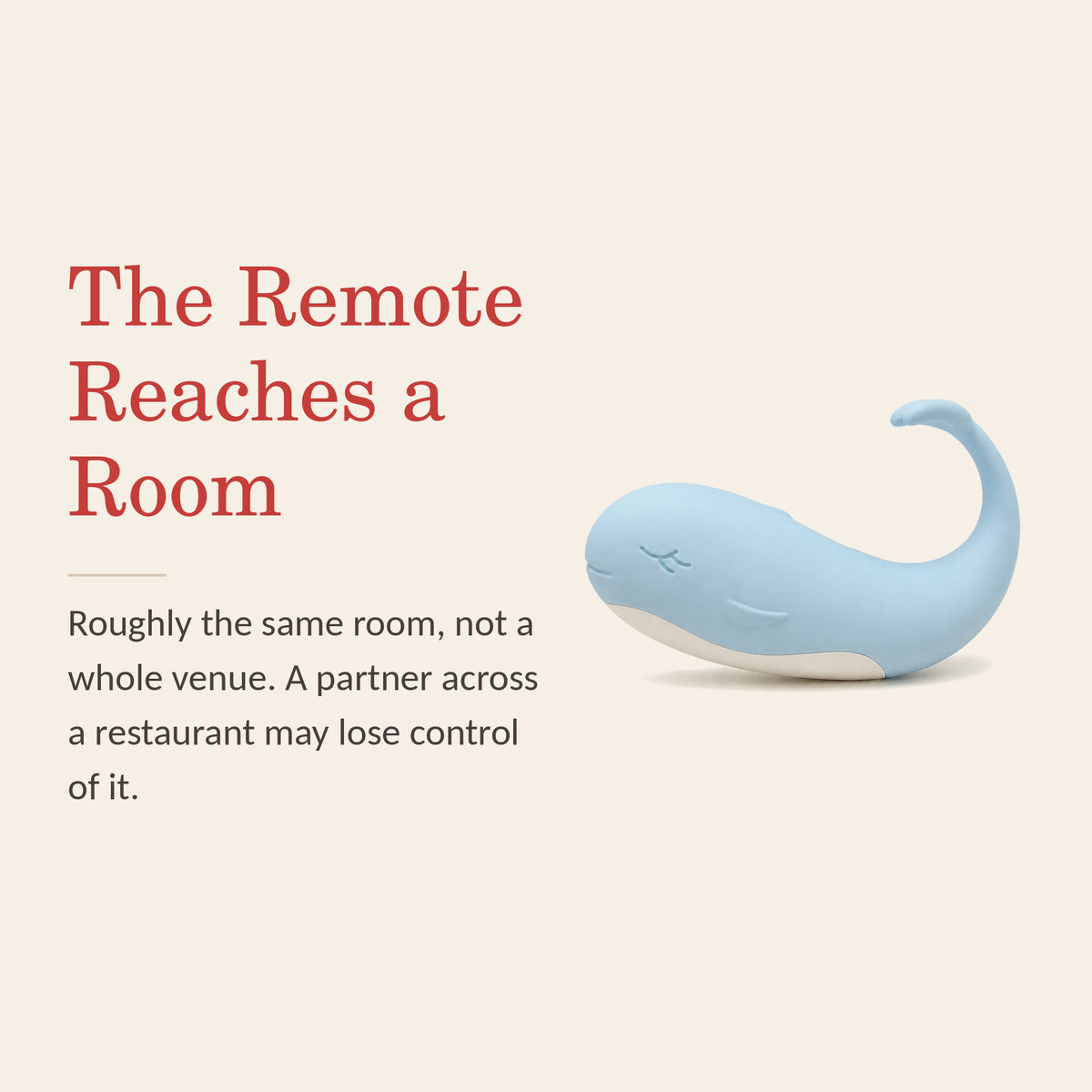 TidalBliss feature banner: the remote reaches roughly the same room, not a whole venue