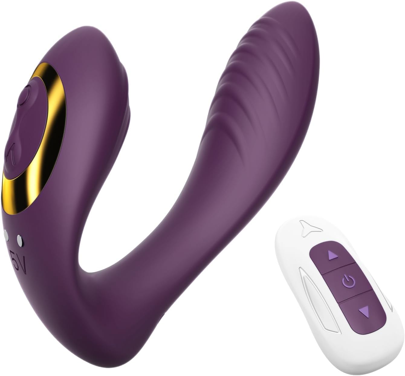 Vibrant Pulse Remote-Controlled Dual-Stimulation Vibrator