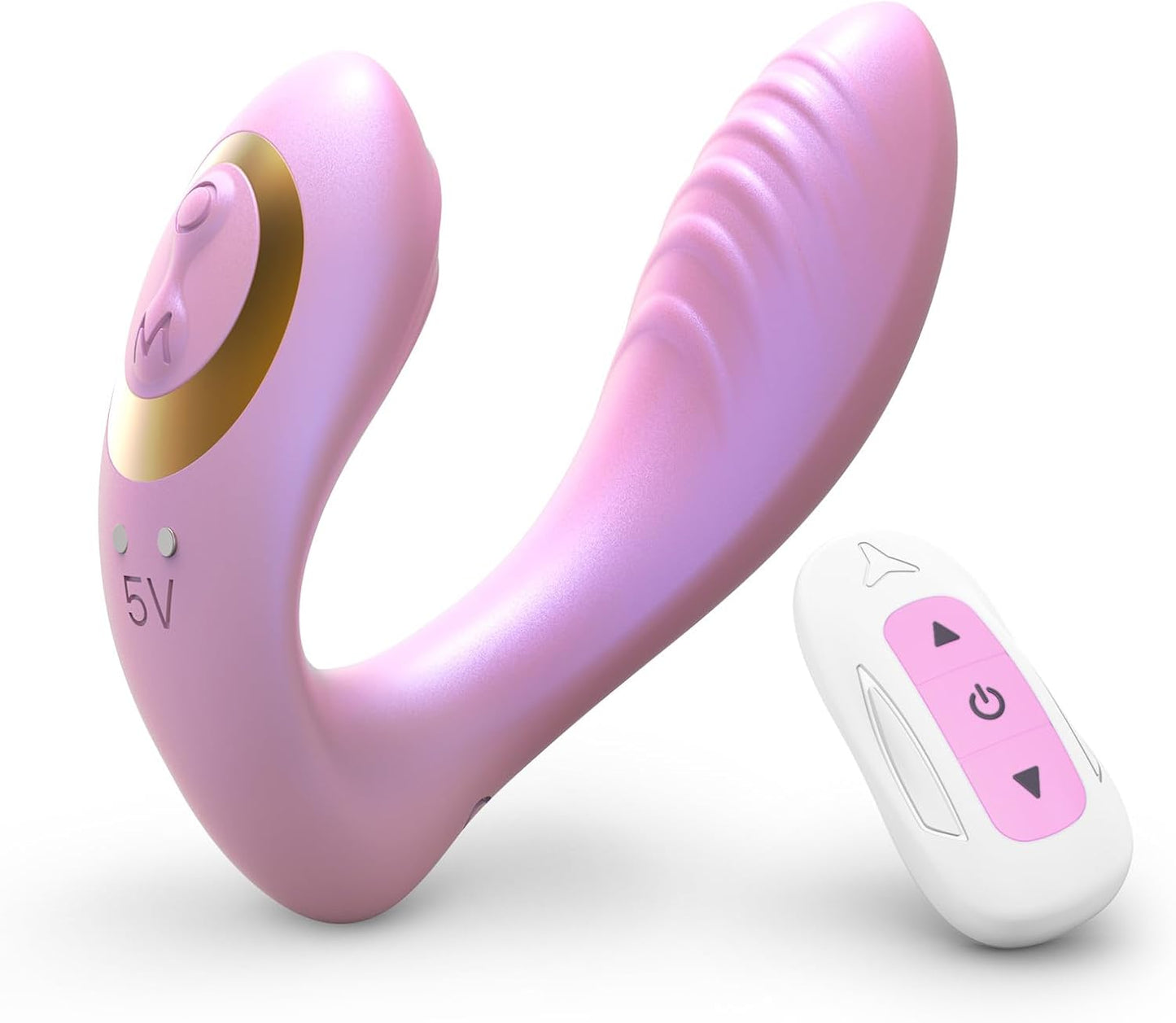 Vibrant Pulse Remote-Controlled Dual-Stimulation Vibrator
