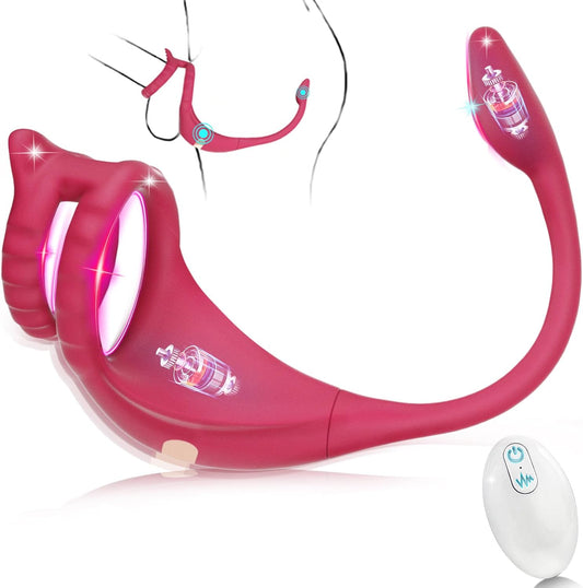 Vibrating Cock Ring Taint Stimulator with Mini Bullet