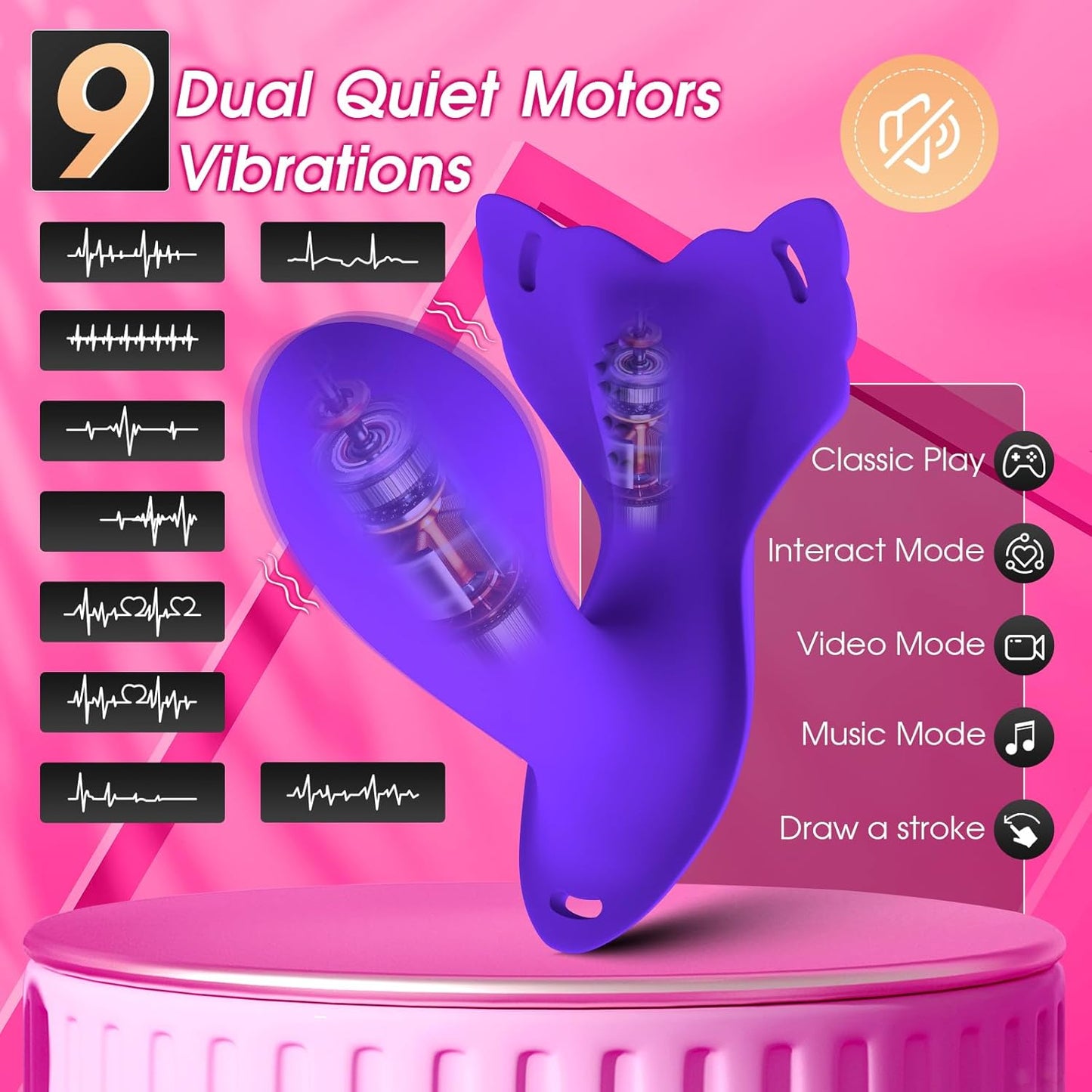 SweetPulse App-Controlled Wearable Vibrator