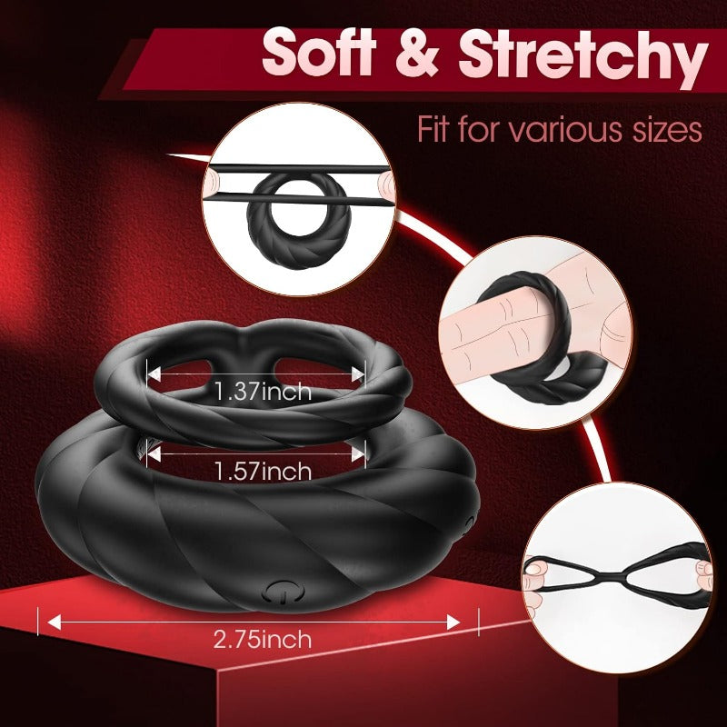 VibeRing Turbo Dual Motor Vibrating Cock Ring