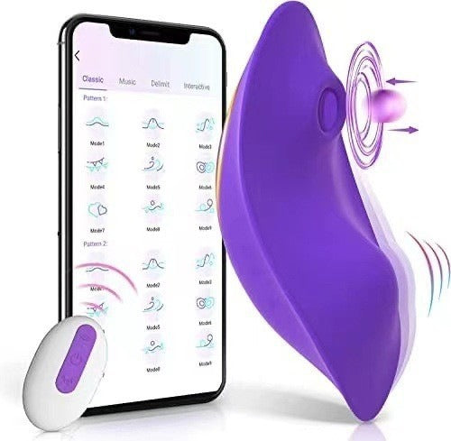 BlissWave — App-Controlled Wearable Suction Vibrator