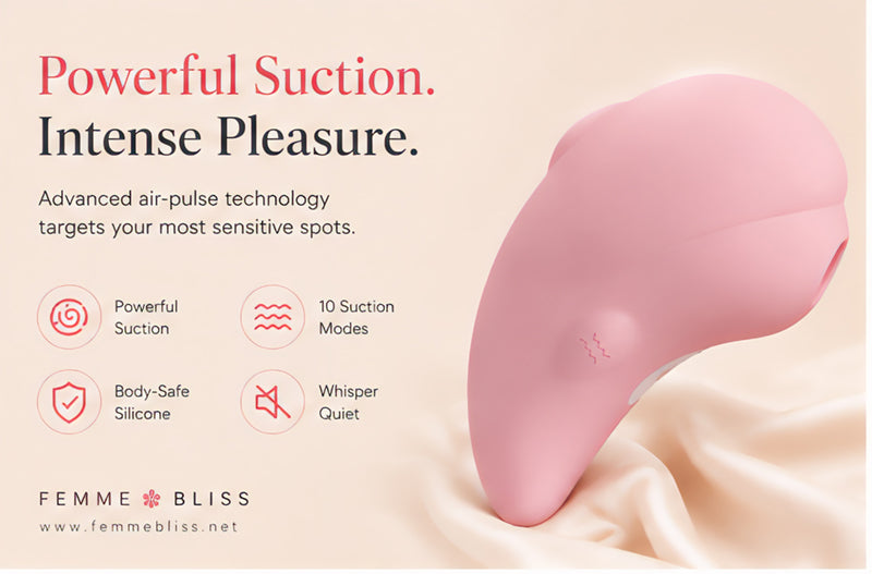 LunaDove — Air-Pulse Clitoral Suction Vibrator