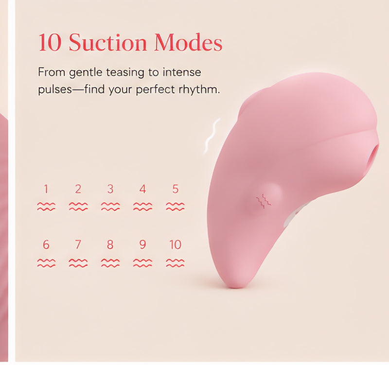 LunaDove — Air-Pulse Clitoral Suction Vibrator