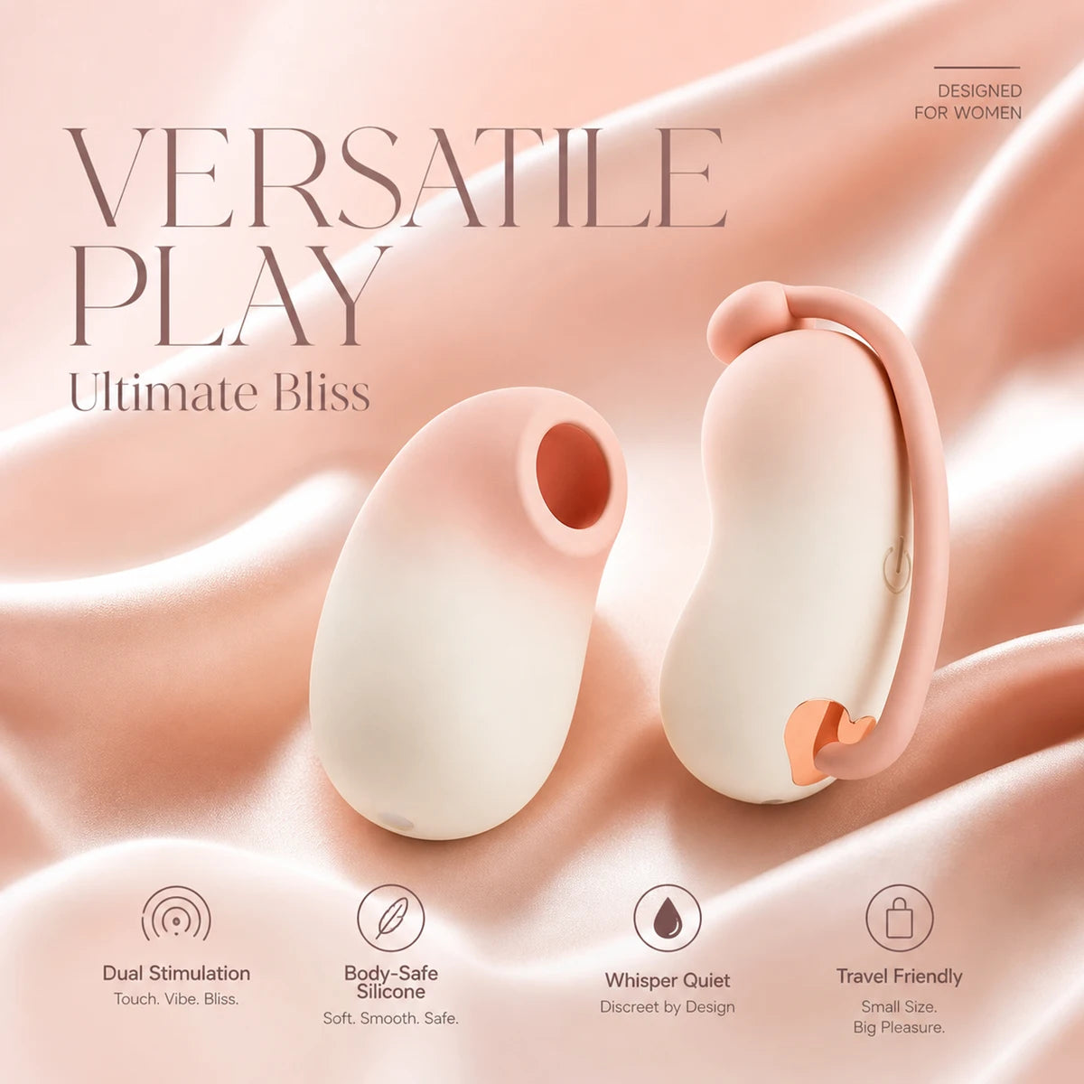 PodPulse Bean — Wearable Suction & Vibration Egg